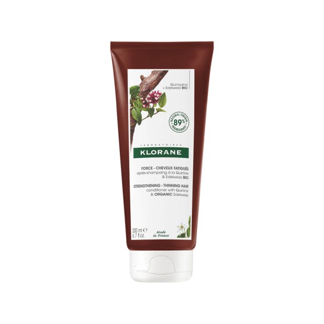 KLORANE - Conditioner Anti-Hair Loss for Thining Hair with Quinine & Organic Edelweiss | 200ml