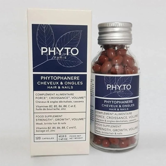 Phyto Phytophanere - Συμπλήρωμα Διατροφής για Μαλλιά -120 κάψουλες