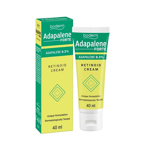 Boderm Adapalene Forte Retinoid Cream 0.3% Κρέμα Προσώπου για Μέτρια ως Σοβαρή Ακμή 40ml