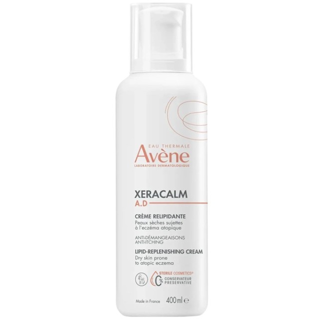 Avène Xeracalm AD Replenishing Cream Κρέμα Αναπλήρωσης Λιπιδίων 400ml