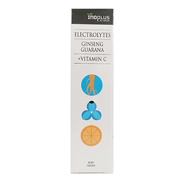 INOPLUS - Electrolytes με Ginseng και Guarana | 20 δισκία