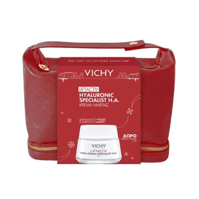 VICHY Liftactiv H.A. Κρέμα Ημέρας 50ml για Πρώτα Σημάδια Γήρανσης + ΔΩΡΟ Κρέμα Νύχτας 15ml