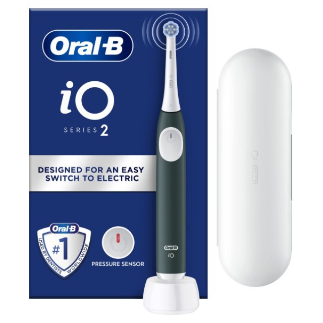 Oral-B iO Series 2 Ηλεκτρική Οδοντόβουρτσα Green, 1 τεμάχιο