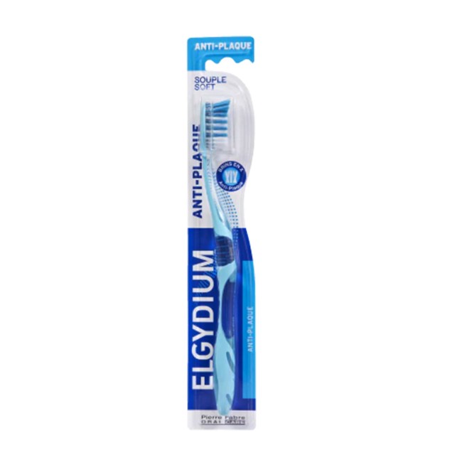 ELGYDIUM - Anti-Plaque Souple Soft Toothbrush (Γαλάζιο) | 1 τμχ