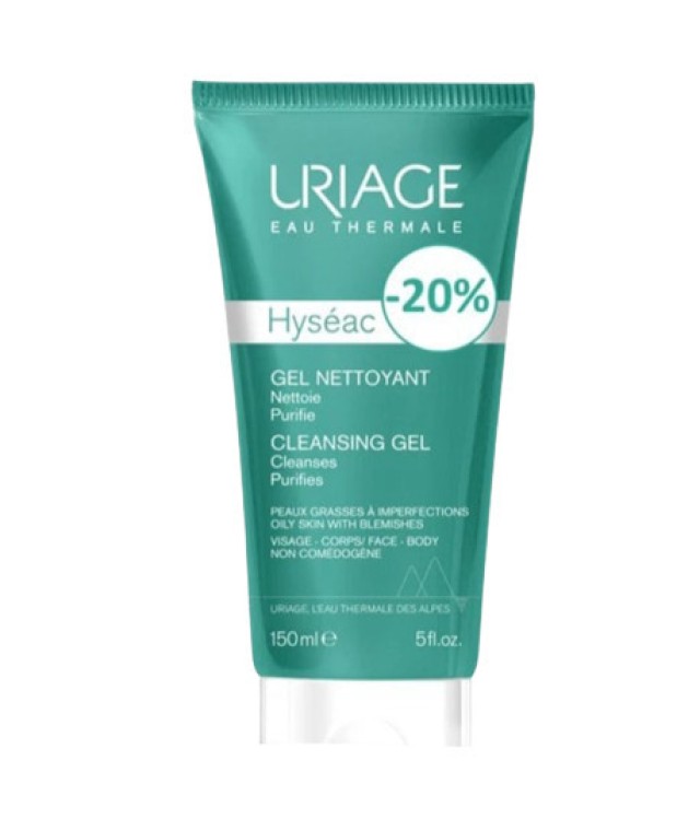 Uriage Hyseac Gel Καθαρισμού Προσώπου για Έλεγχο λιπαρότητας & Κατά των ατελειών 150ml