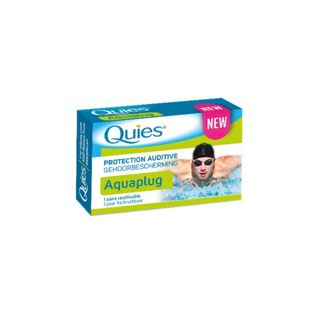 QUIES - Aquaplug Earplugs | 1 ζεύγος