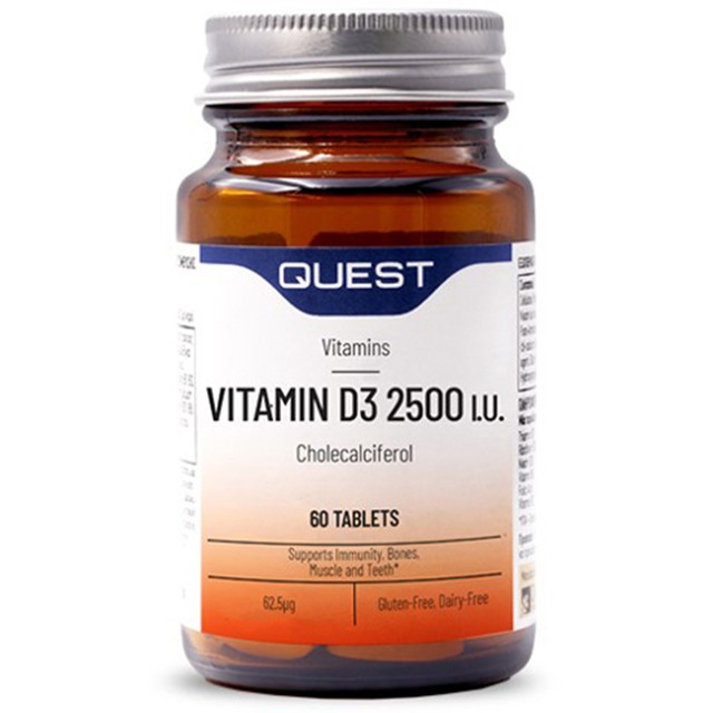 QUEST - Vitamin D3 2500iu | 60caps