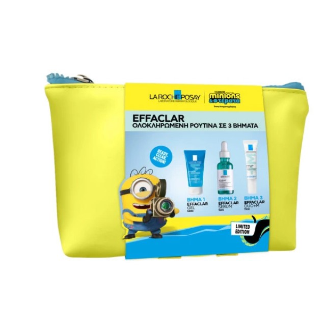 La Roche Posay Promo Limited Edition Effaclar Gel, 50ml & Effaclar Serum,15ml & Effaclar Duo+M, 15ml