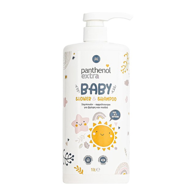 PANTHENOL Extra - Baby 2in1 Shampoo & Bath | 1ltr