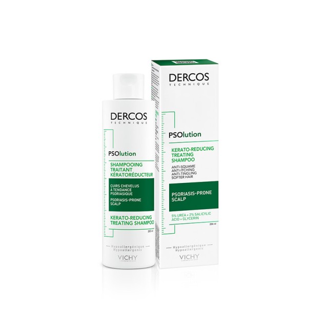 VICHY - Dercos PSOlution Kerato-Reducing Treating Shampoo | 200ml