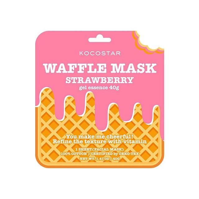 KOCOSTAR - Waffle Mask Strawberry | 1τμχ