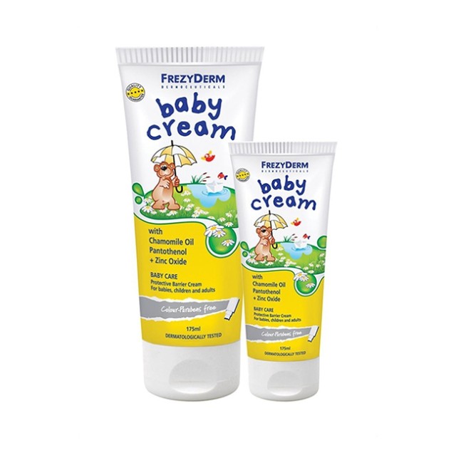 Frezyderm Promo Baby Cream Αδιάβροχη Προστατευτική Κρέμα για Βρέφη, 175ml & Δώρο Baby Cream 40ml