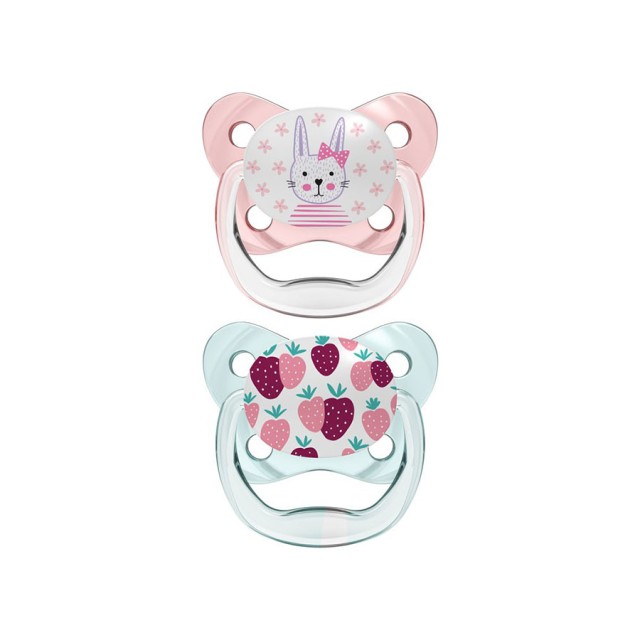 DR.BROWNS - Πιπίλες PreVent Orthodontic Soother 0-6months Ρόζ | 2τμχ
