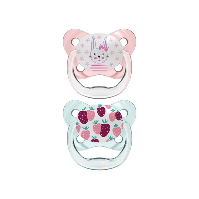 DR.BROWNS - Πιπίλες PreVent Orthodontic Soother 0-6months Ρόζ | 2τμχ