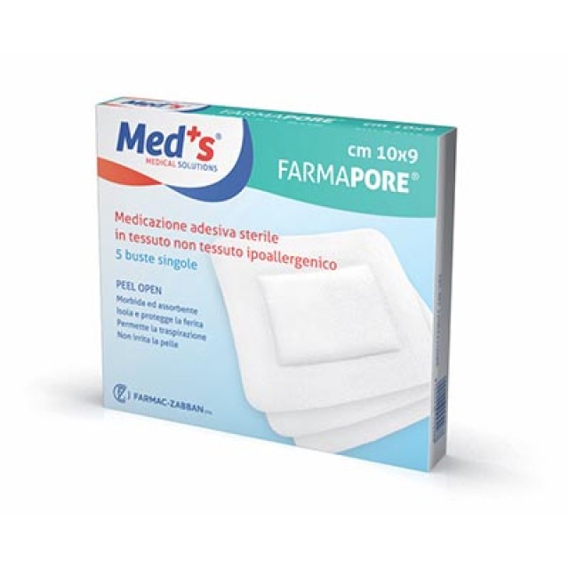 MEDS - Farmapore Αυτοκόλλητη Γάζα 12x12cm | 5τμχ