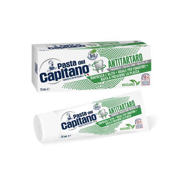 PASTA DEL CAPITANO - Antitartaro Toothpaste κατά της Οδοντικής Πλάκας | 75ml