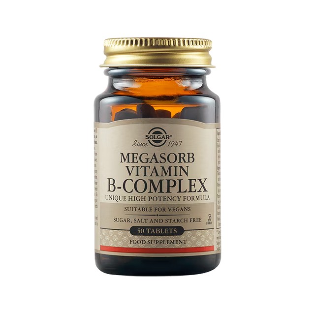 Solgar Megasorb Vitamin B-Complex 50tabs