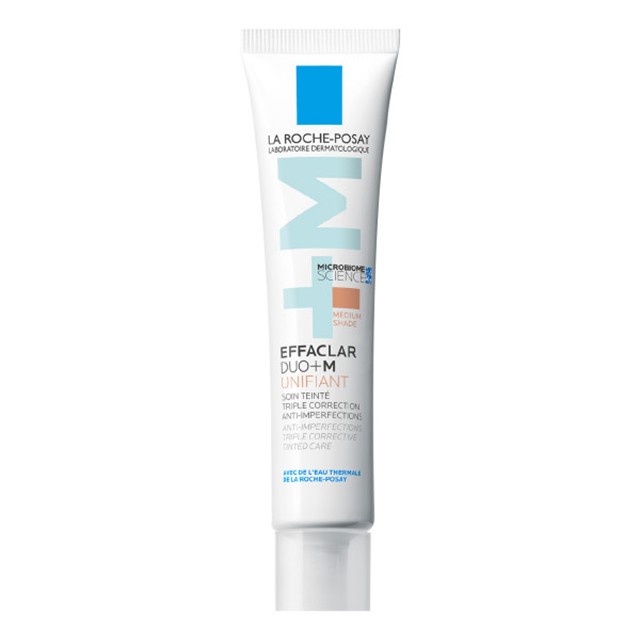La Roche-Posay Effaclar Duo+M Unifiant Medium Επανορθωτική Κρέμα κατά των Ατελειών με Χρώμα 40ml