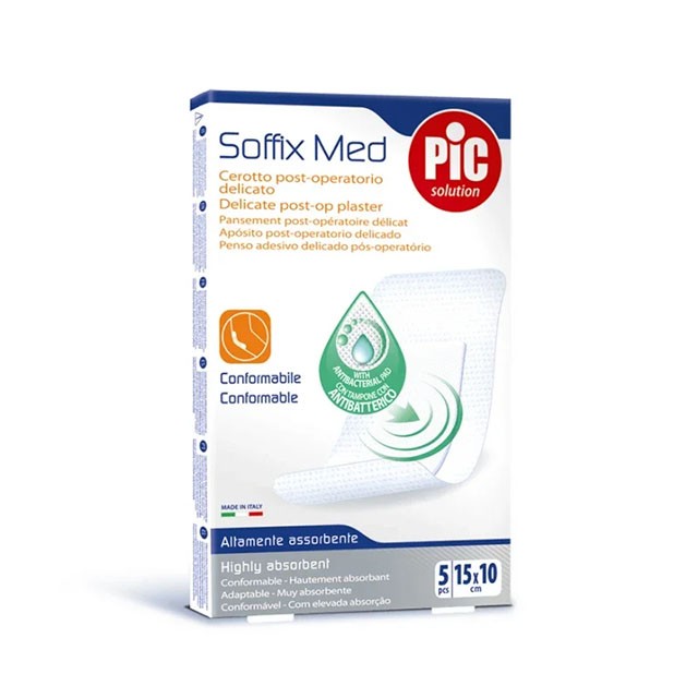 PIC SOLUTION - Soffix Med Delicate Post-op Plaster 15x10cm | 5τμχ