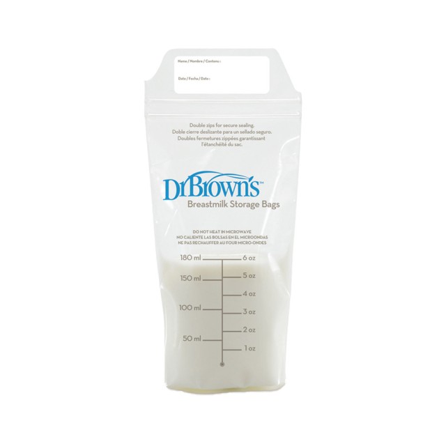 DR.BROWNS - Σακουλάκια φύλαξης μητρικού γάλακτος | 25τμχ