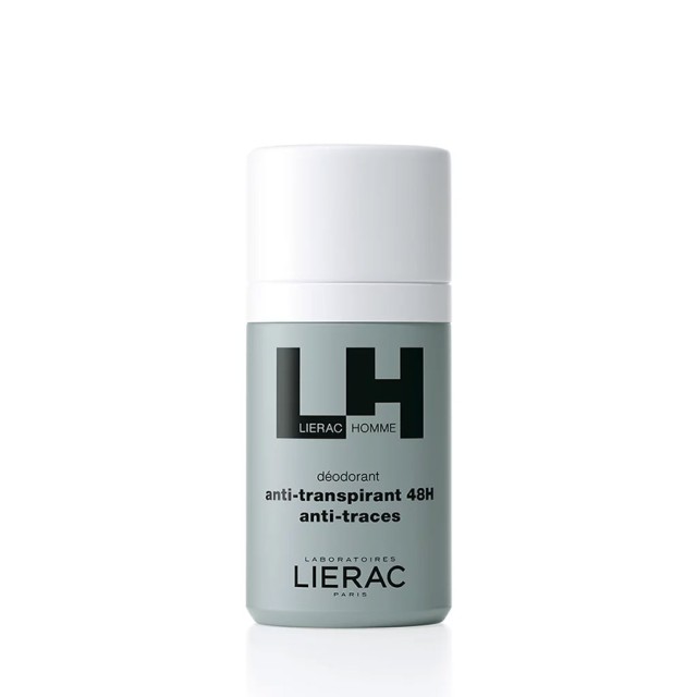 LIERAC - Homme Deodorant Anti-transpirant 48H anti-traces | 50ml