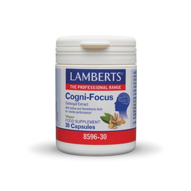 Lamberts Cogni-Focus Galangal Extract, 30 Capsules