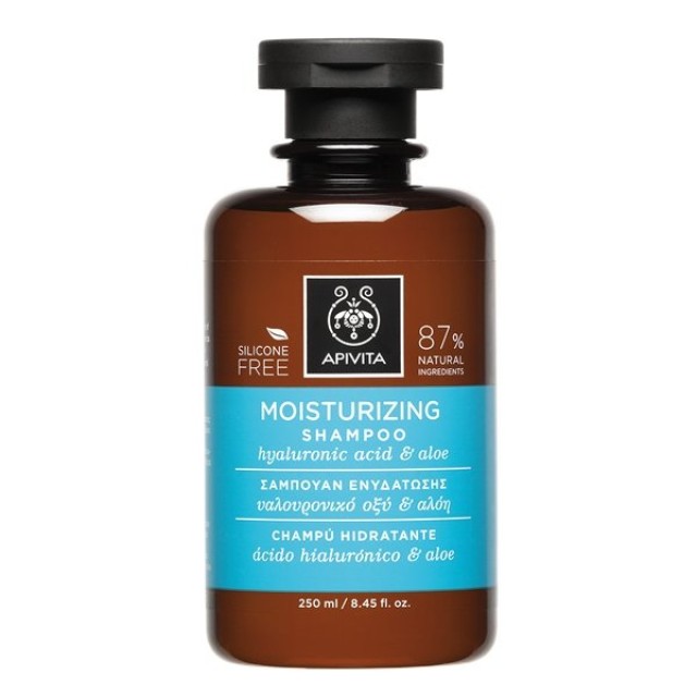 APIVITA - Moisturizing Σαμπουάν με Υαλουρονικό Οξύ & Αλόη | 250ml