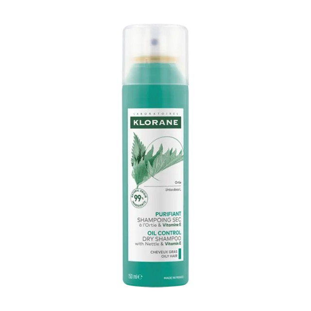 Klorane Ortie Dry Shampoo με Τσουκνίδα για Λιπαρά Μαλλιά 150ml