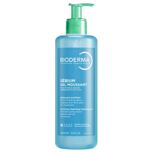 Bioderma Sebium Gel Moussant Purifyng Cleansing 400ml