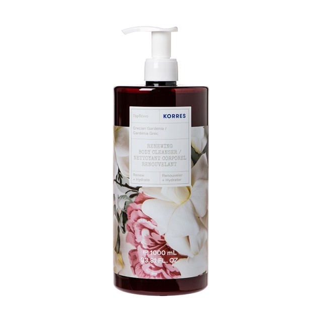KORRES - Grecian Gardenia Renewing Body Cleanser Shower Gel | 1000ml