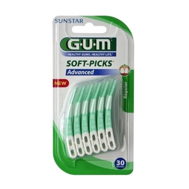 GUM - 650 Soft Picks Advanced Regular | 30τμχ