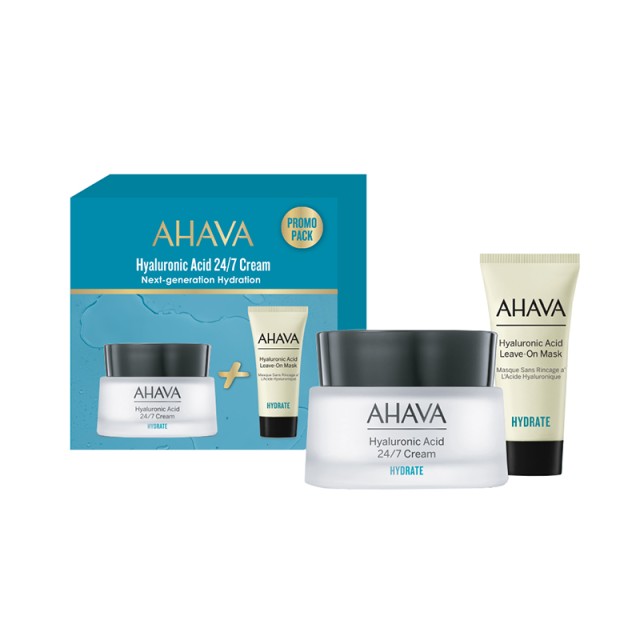 AHAVA - Hyaluronic Acid 24/7 Cream (50ml) & Hyaluronic Acid Leave On Mask (15ml)