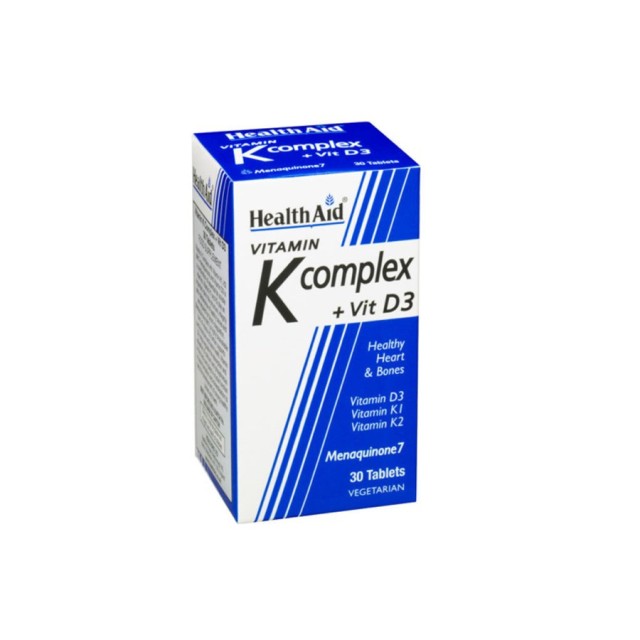 HEALTH AID - Vitamin K Complex + Vit D3 | 30caps