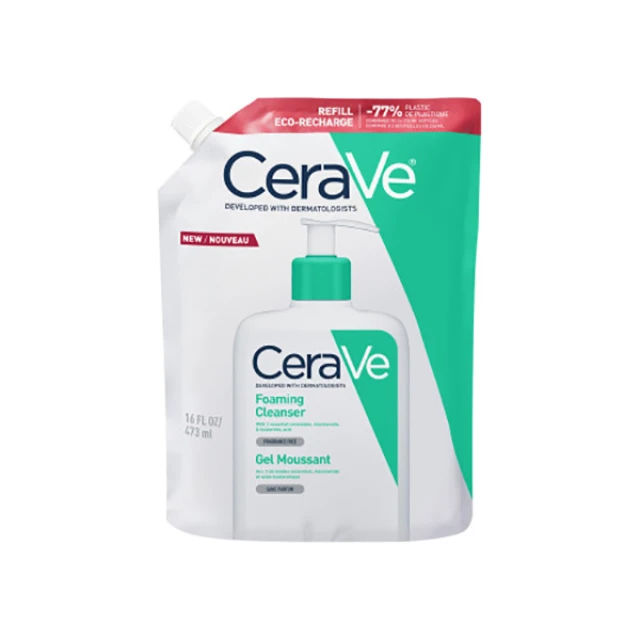 CeraVe - Foaming Cleanser Refill Αφρίζον Gel Καθαρισμού για λιπαρή επιδερμίδα κατάλληλο για Πρόσωπο και Σώμα 473ml