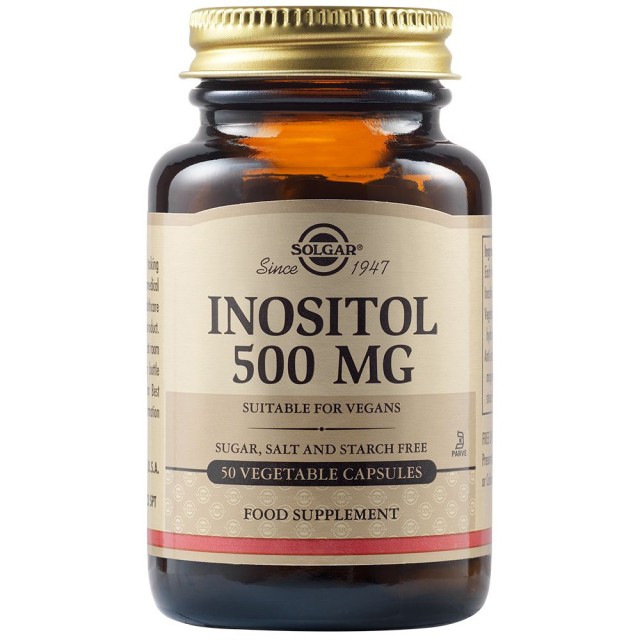 SOLGAR - Inositol 500 mg | 20 Vegetable caps