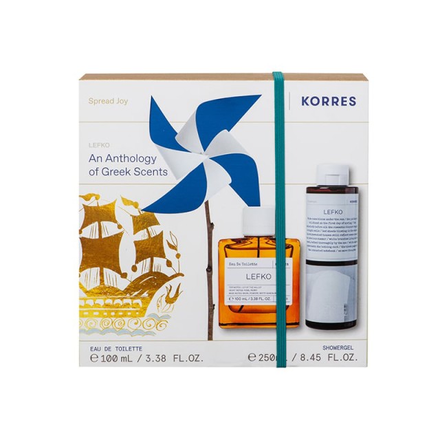 Korres Promo Pack Lefko Άρωμα 100ml & Lefko Αφρόλουτρο 250ml