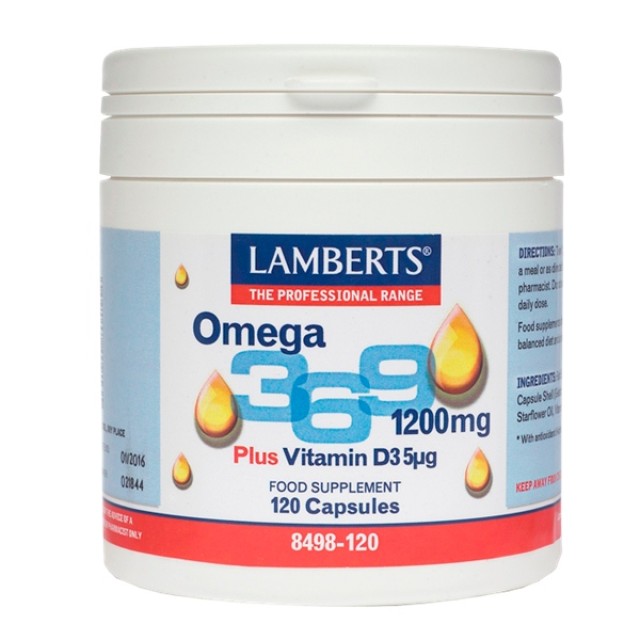 LAMBERTS - Omega 3-6-9 1200mg | 120caps
