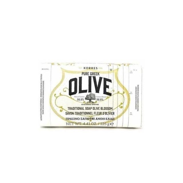 KORRES - Pure Greek Olive Tradional Soap Olive Blossom | 125gr