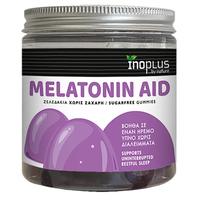 Inoplus Melatonin Aid Συμπλήρωμα Διατροφής για τον Ύπνο, 60ζελεδάκια