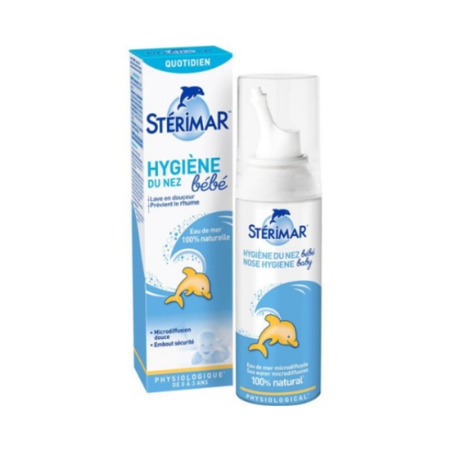 Sterimar Baby Nasal Hygiene Ρινικό Σπρέι με Θαλασσινό Νερό για Βρέφη 100ml