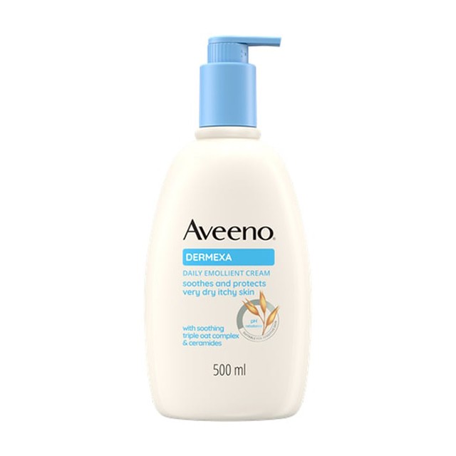 Aveeno Dermexa Daily Emollient Cream Ενυδατική Κρέμα Σώματος Καθημερινής Χρήσης 500ml