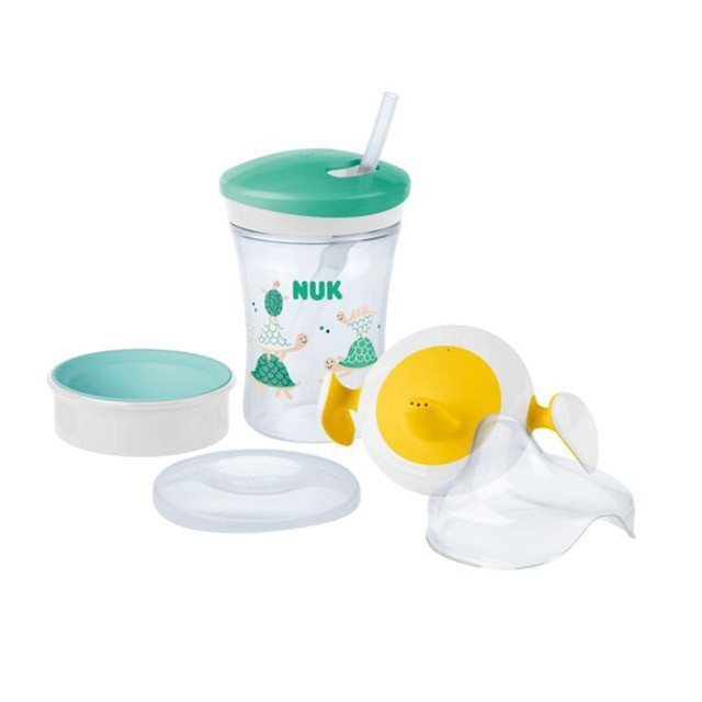 NUK - Learn to Drink Set Grey 6months+ | 230ml