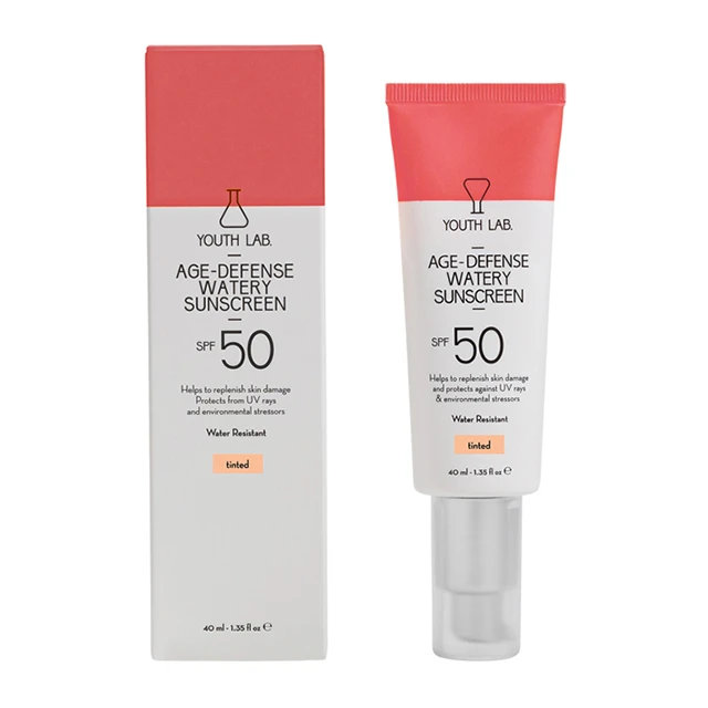 Youth Lab - Age-Defense Watery Sunscreen SPF50 - Tinted 40ml