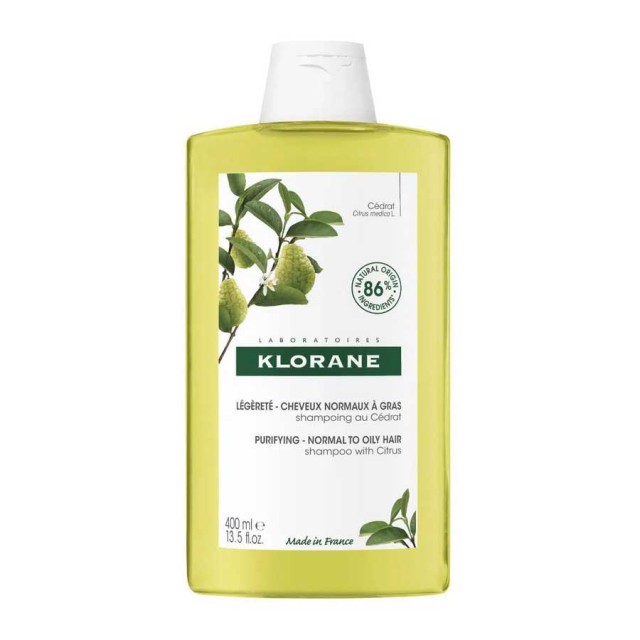 KLORANE - Shampoo Cedrat - Λάμψη/Ζωντάνια | 400ml