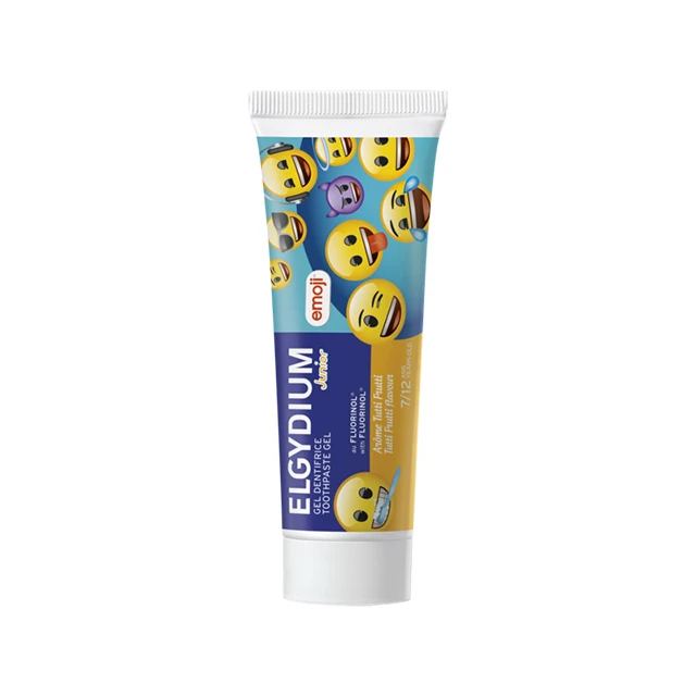 Elgydium Junior Tutti Frutti Emoji Παιδική Οδοντόκρεμα 50ml