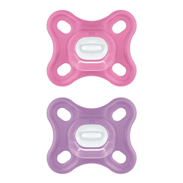 MAM - Comfort Πιπίλα Σιλικόνη 0-2m Girl (126SG) | 2τμχ