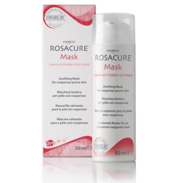Synchroline Rosacure Mask Leave-on Hidden Gel-Mask Μάσκα Προσώπου με Καταπραϋντική Δράση, 50ml