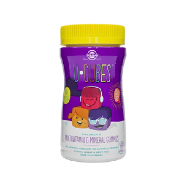 SOLGAR - U-Cubes Multivitamin & Mineral Gummies Για Παιδιά | 60gummies
