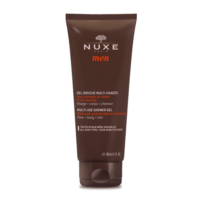 Nuxe Men Multi Use Shower Gel για Πρόσωπο, Σώμα & Μαλλιά 200ml