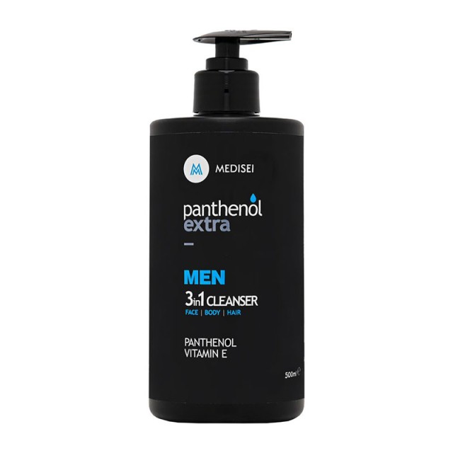 PANTHENOL Extra - Men 3 in 1 Cleanser Face,Body & Hair | 500ml